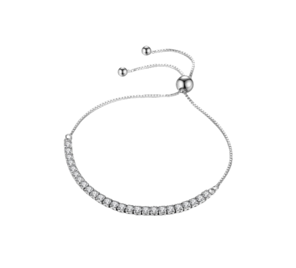 925 Sterling Silver Zirconia Bracelet