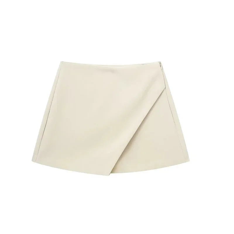 Casual High Waist Skort