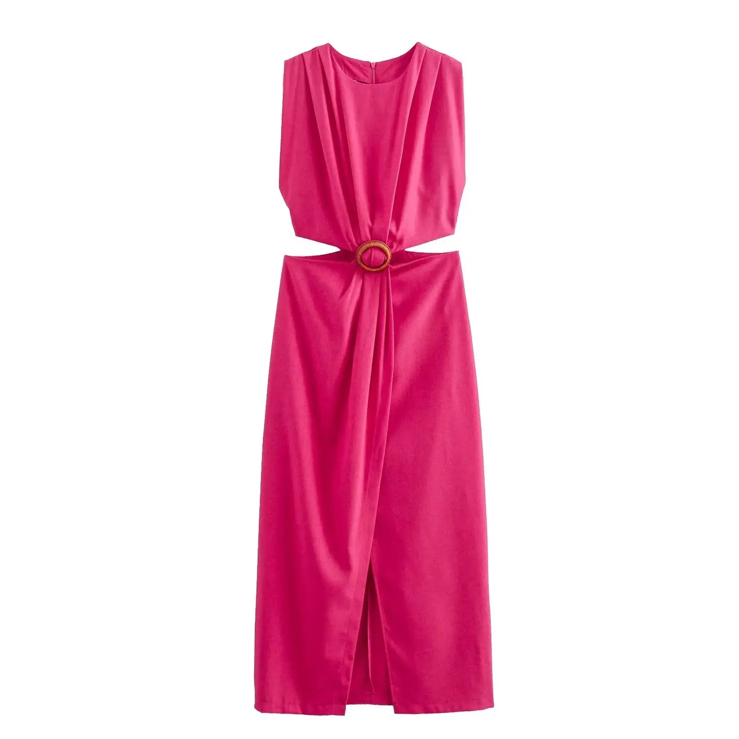 Elegant Dress with Open Waist