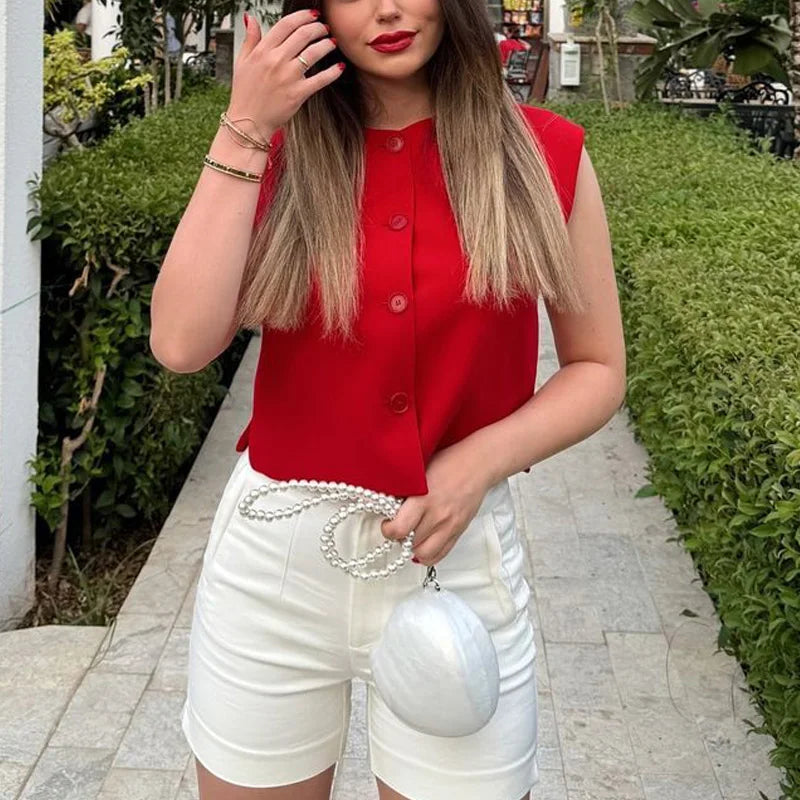 Casual short vest
