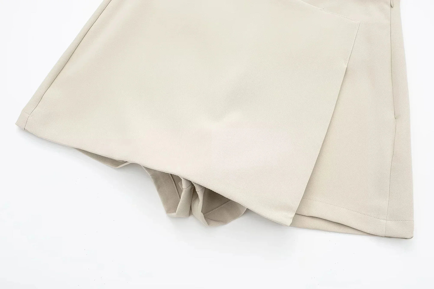 High Waisted Shorts-Skirt – Asymmetrical Shorts