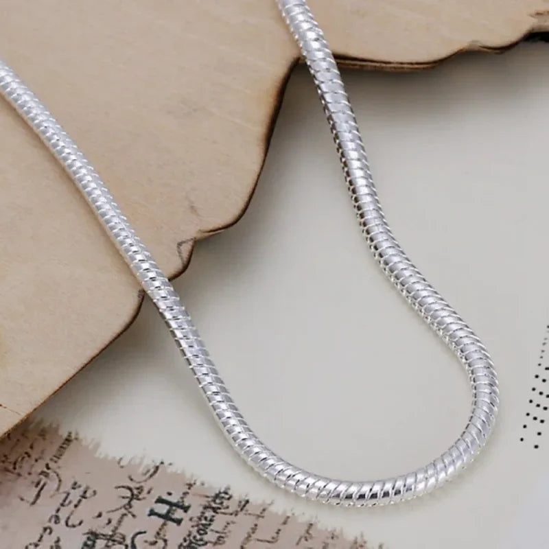 925 Sterling Silver Snake Chain Bracelets