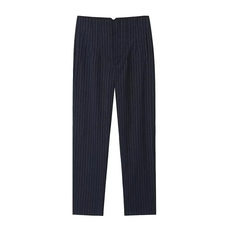 Elegant High Waisted Pants in Neutral Tones