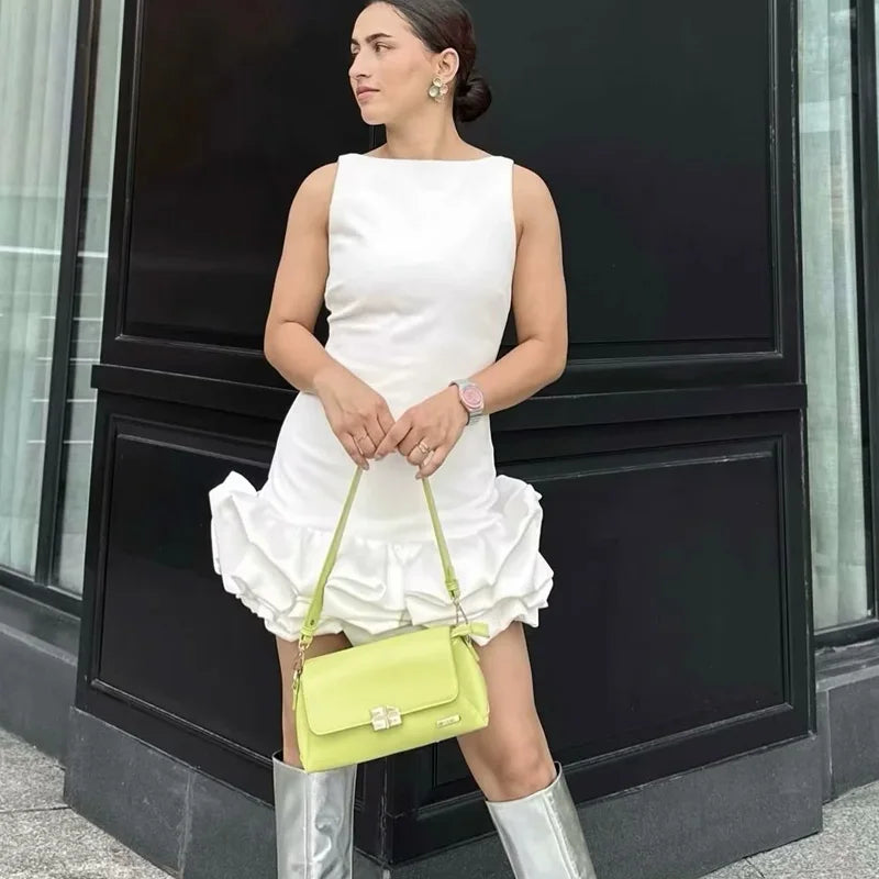 Dress with Ruffles