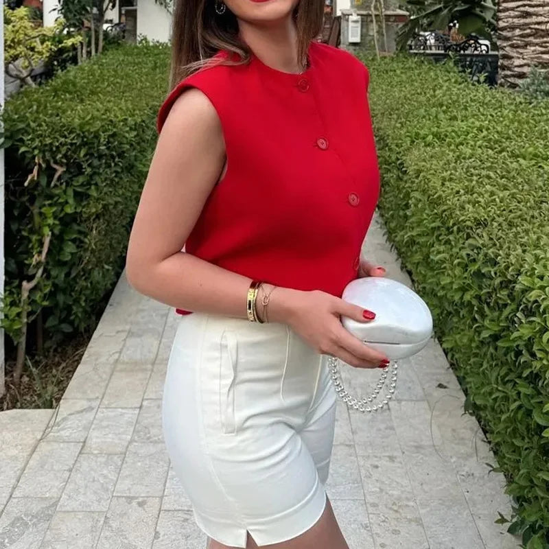 Casual short vest