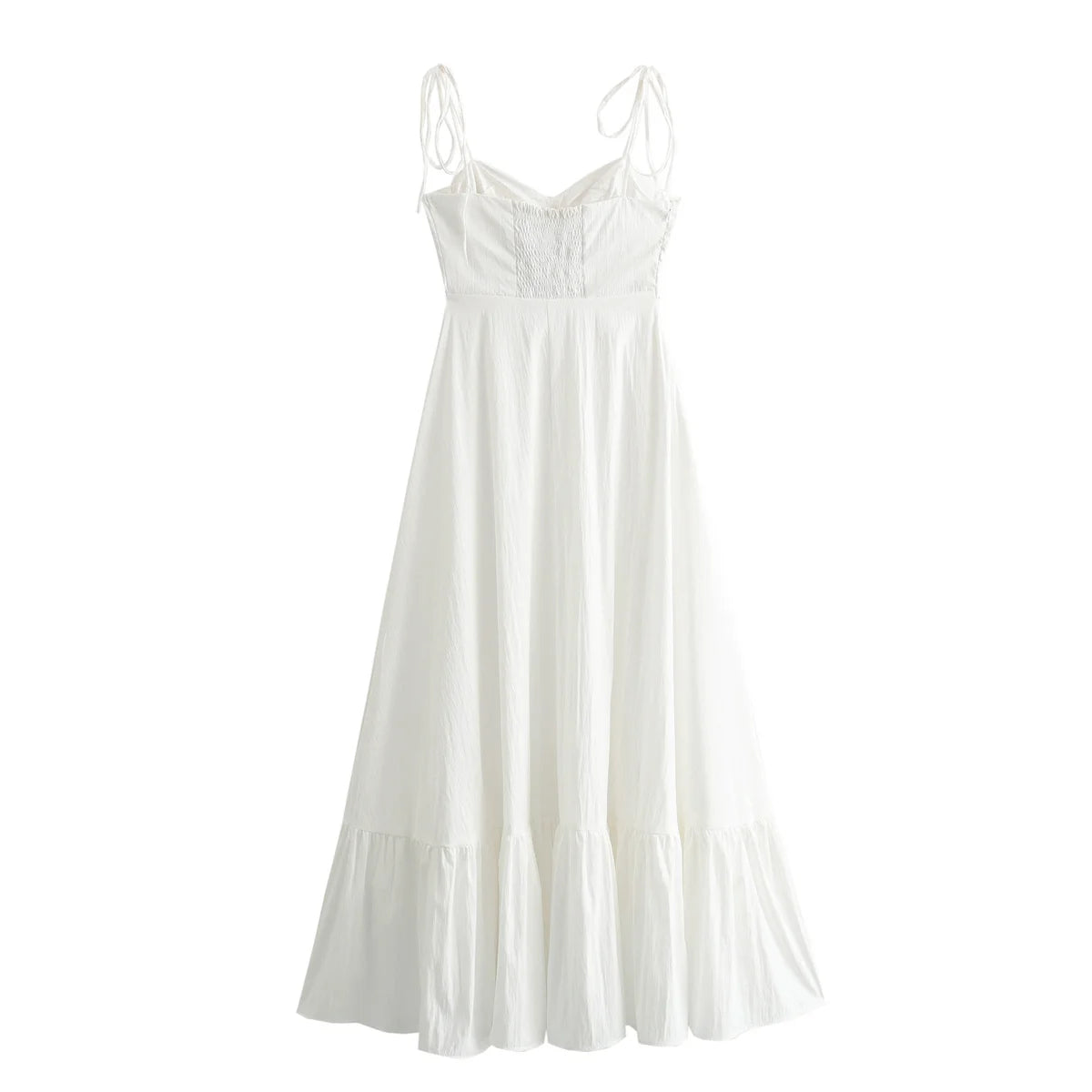 White Long Slip Dress
