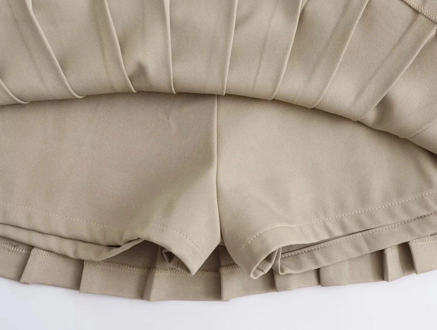 Mini Pleated Shorts Skirt
