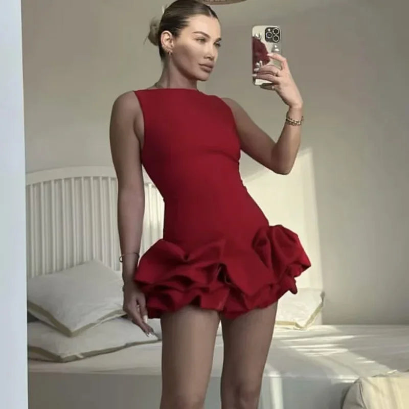 Dress with Ruffles