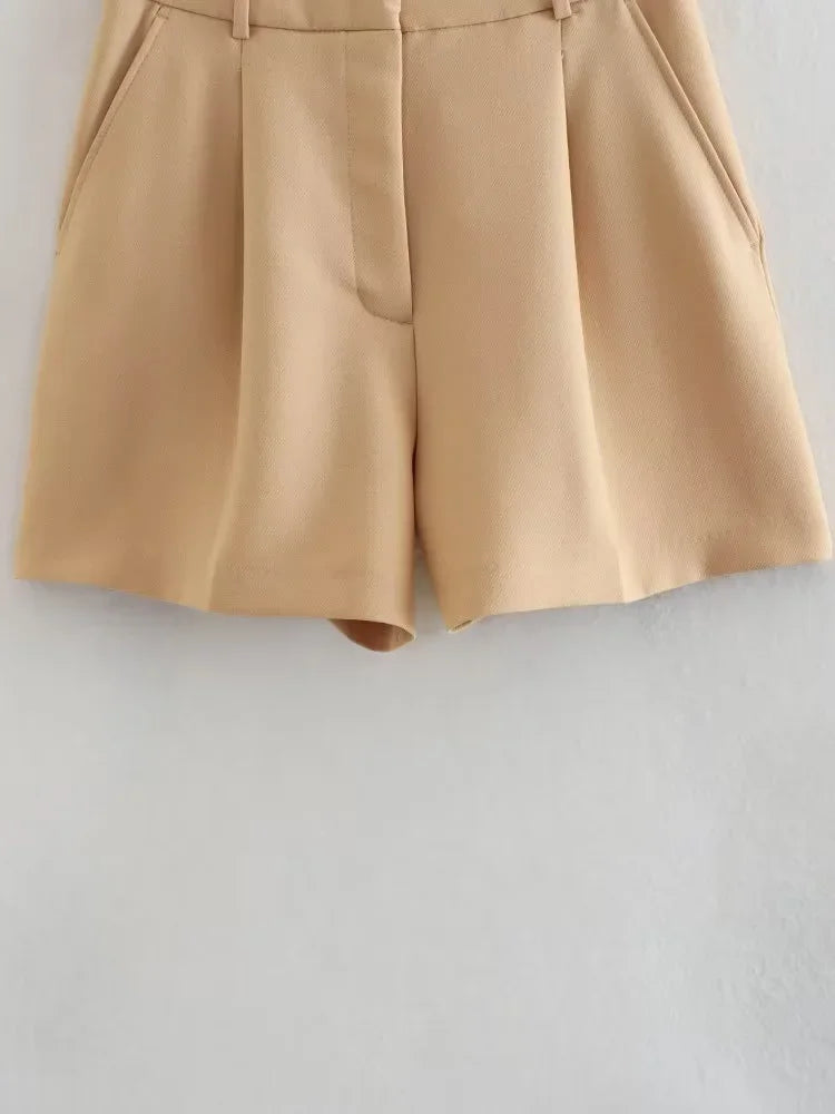 High Waist Casual Shorts