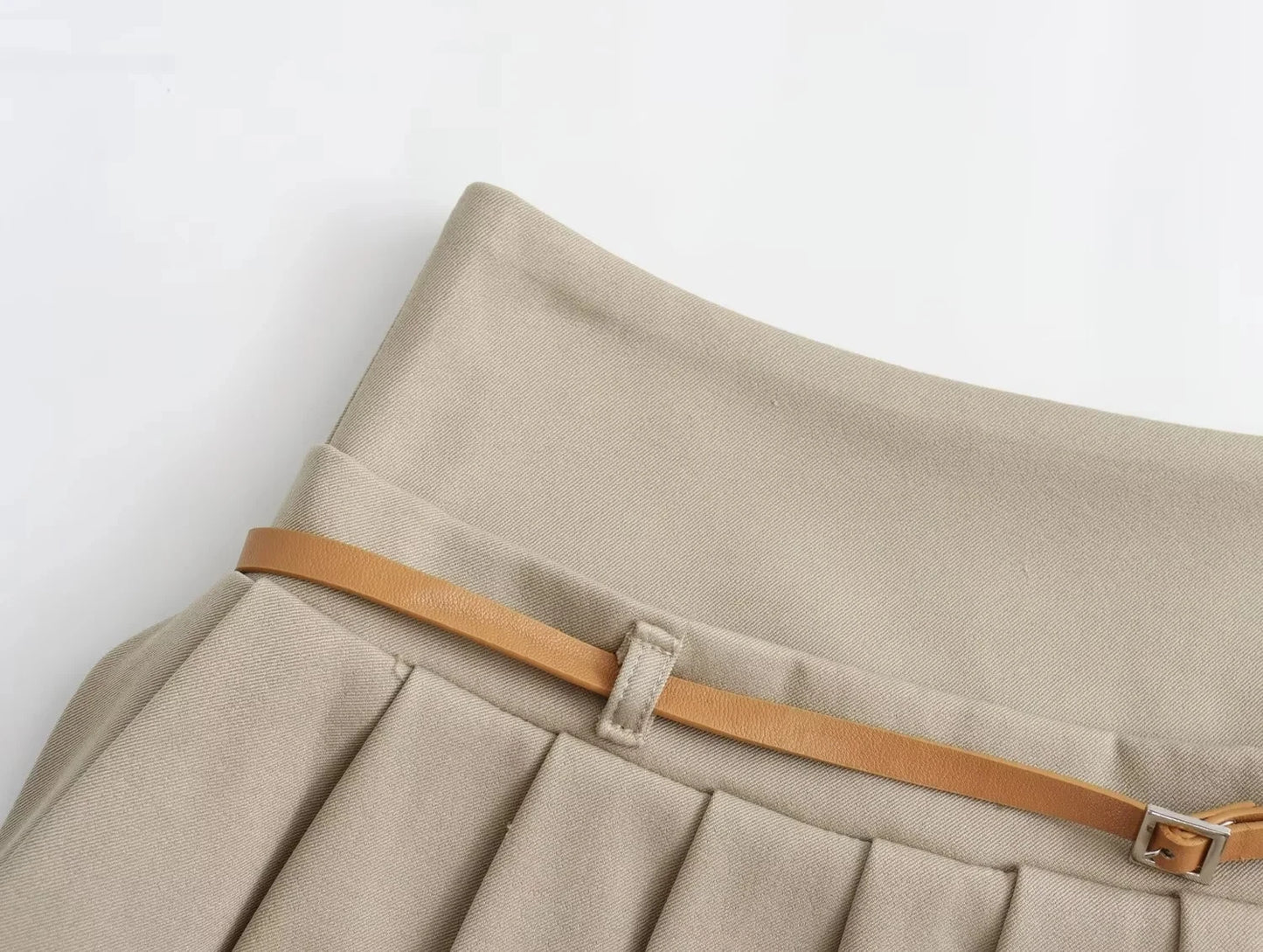 Mini Pleated Shorts Skirt