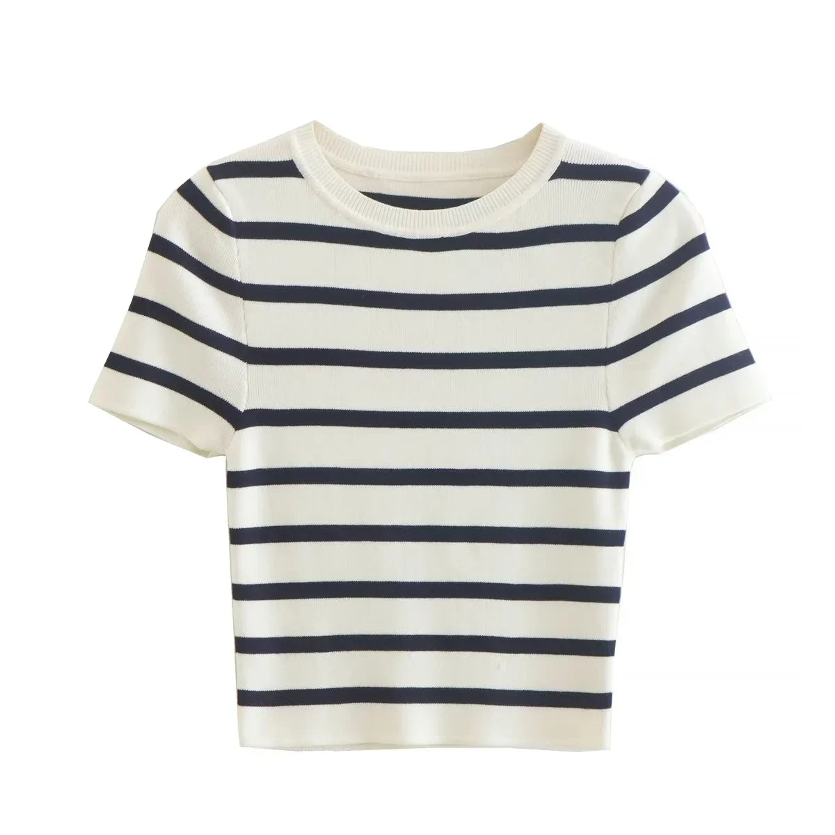 Striped Crop Sweater