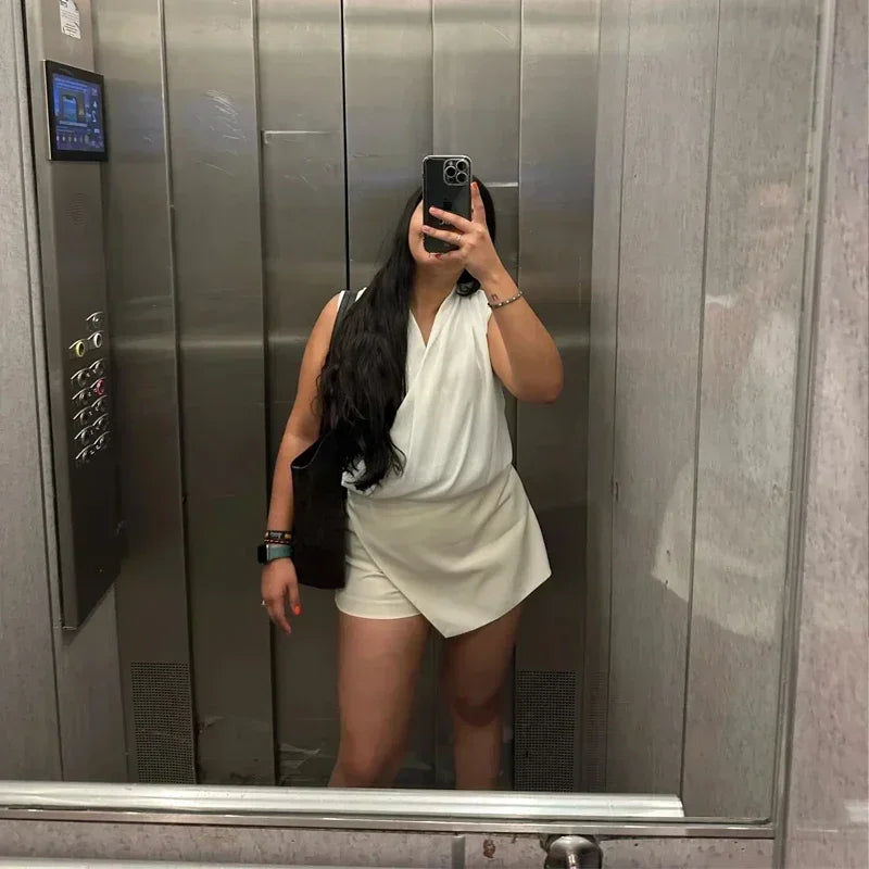Casual High Waist Skort