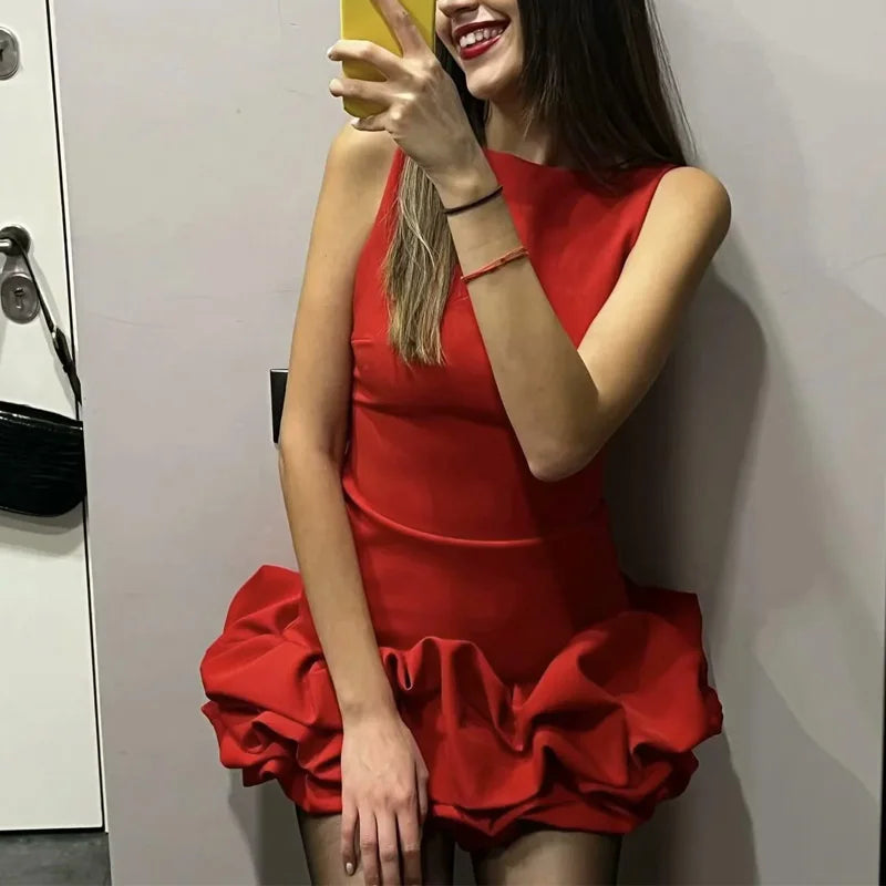Dress with Ruffles
