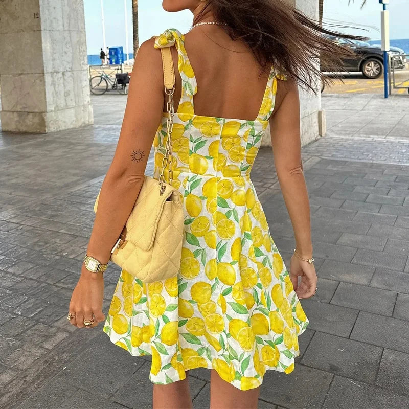 Fruit slip dress