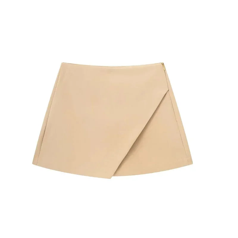 Casual High Waist Skort
