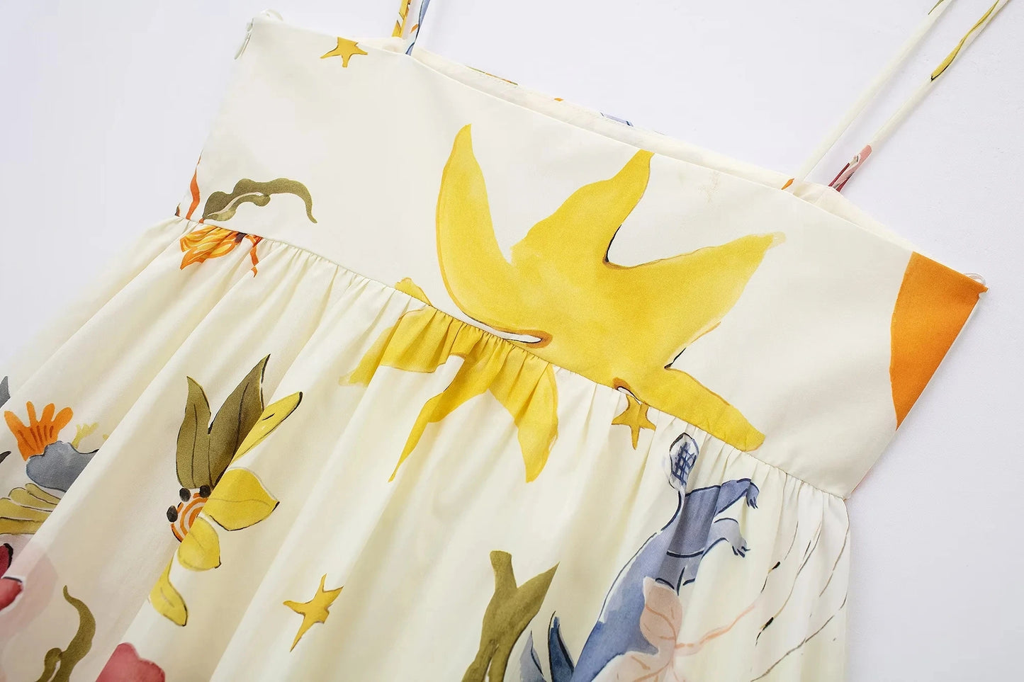 Mini Slip Dress with Print