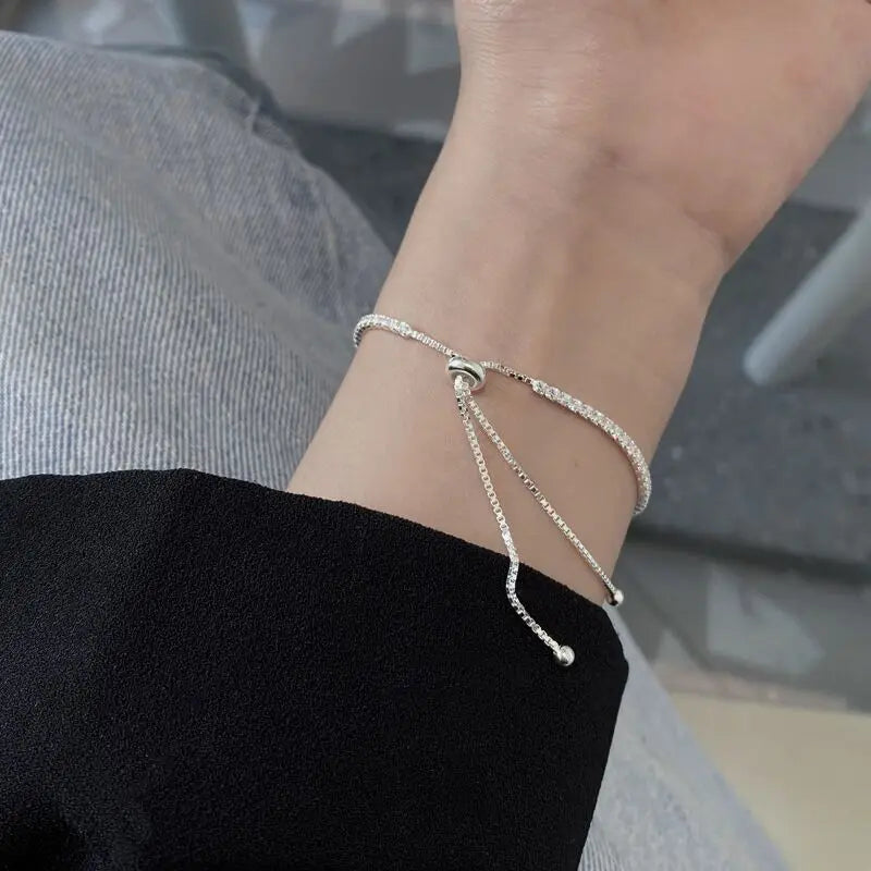 925 Sterling Silver Zirconia Bracelet