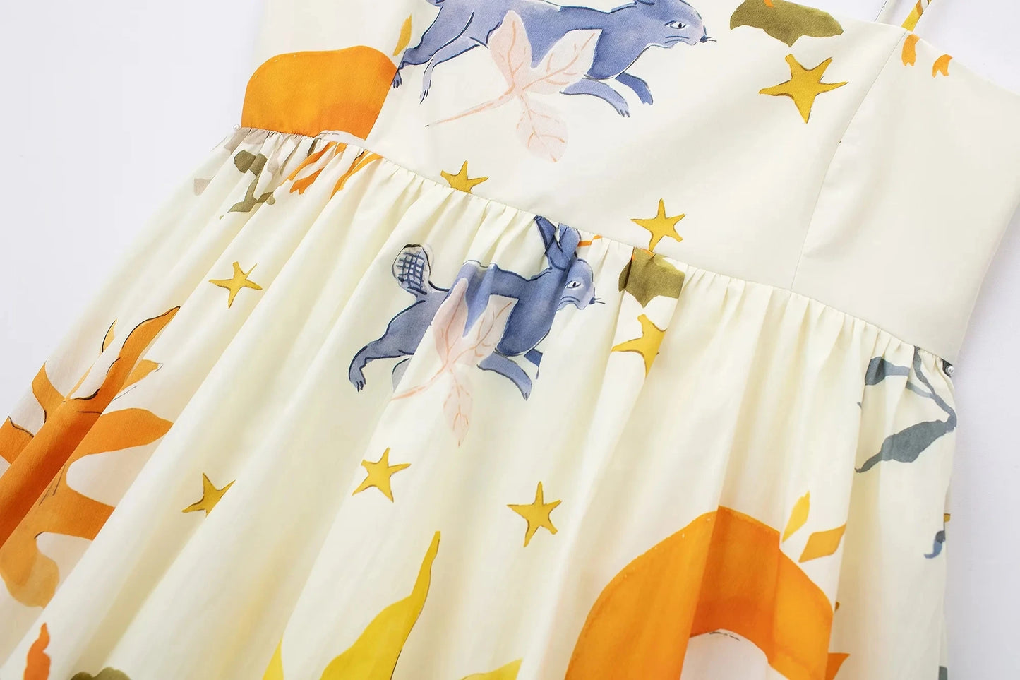 Mini Slip Dress with Print