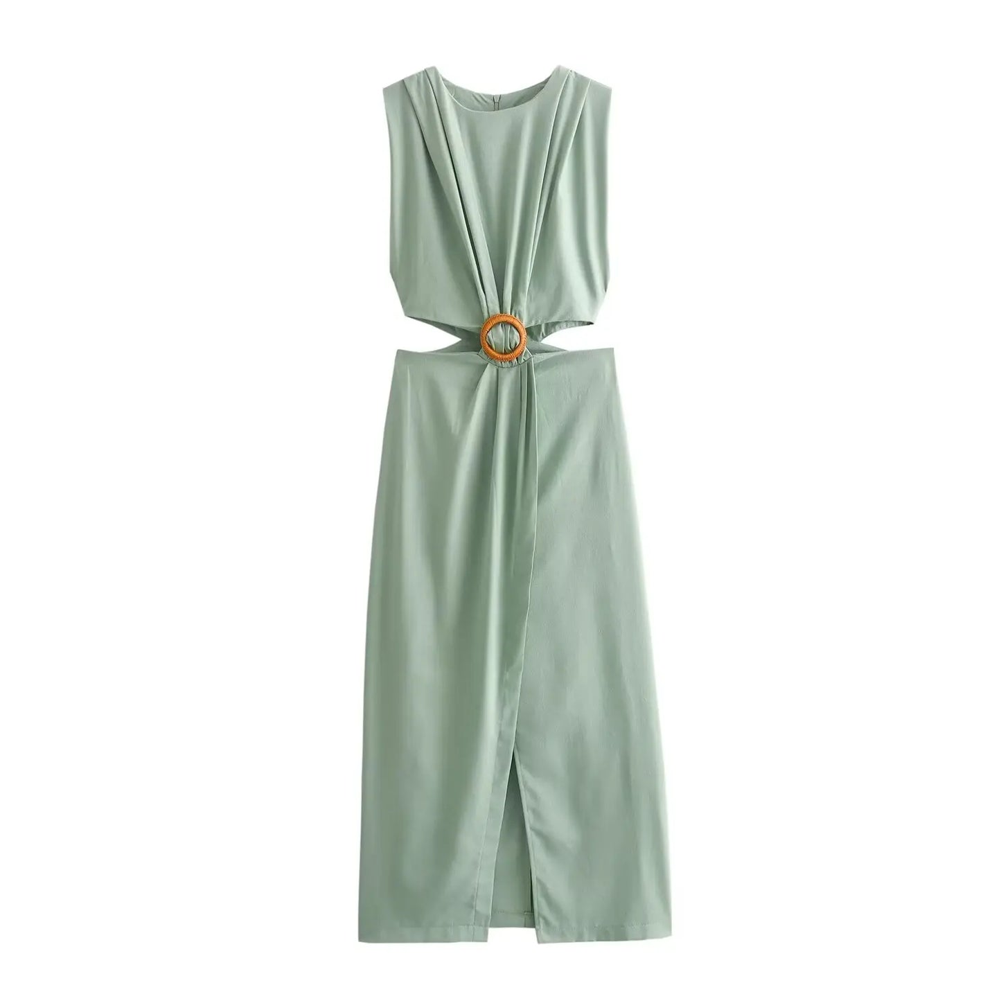 Elegant Dress with Open Waist