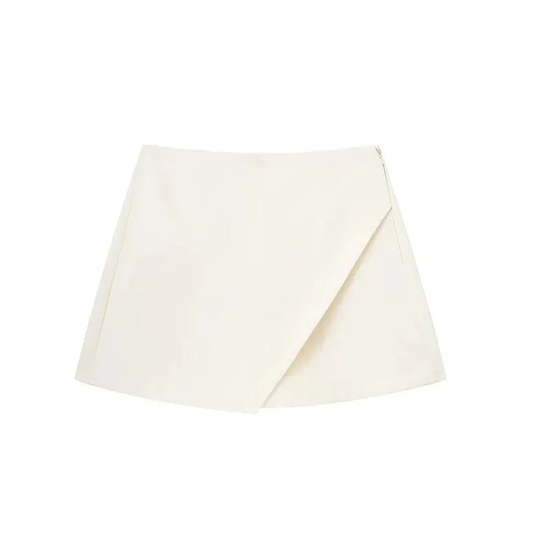 Casual High Waist Skort