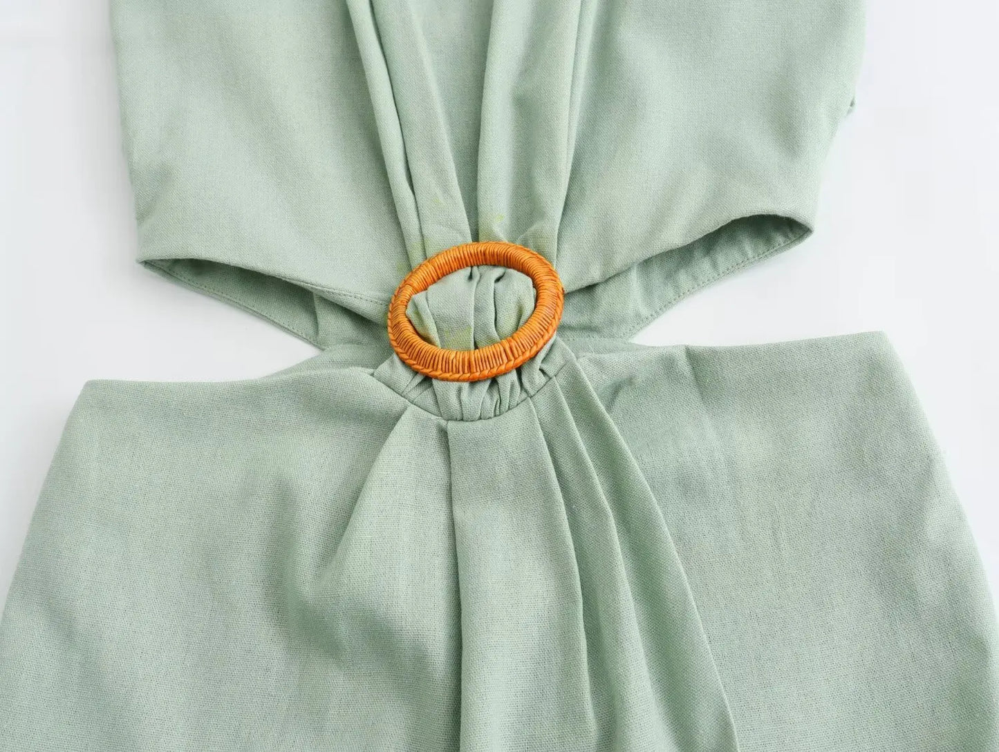 Elegant Dress with Open Waist