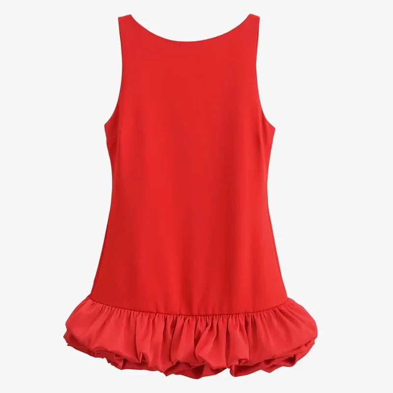 Dress with Ruffles