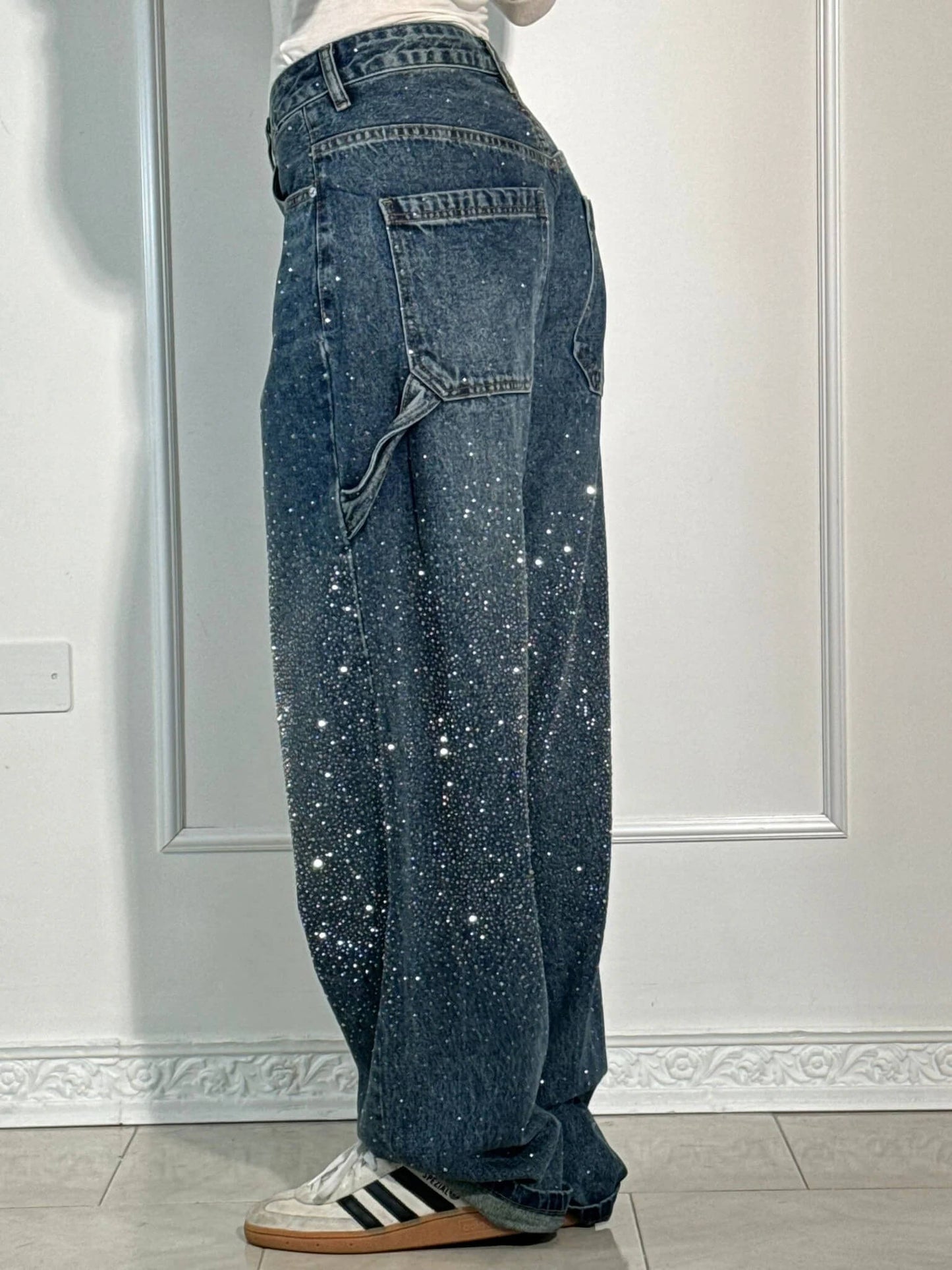 Jeans in denim Balloon Carpenter Shine