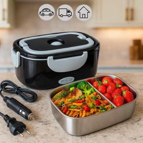 Lancheira elétrica Inox Pro + Saco térmico GRÁTIS