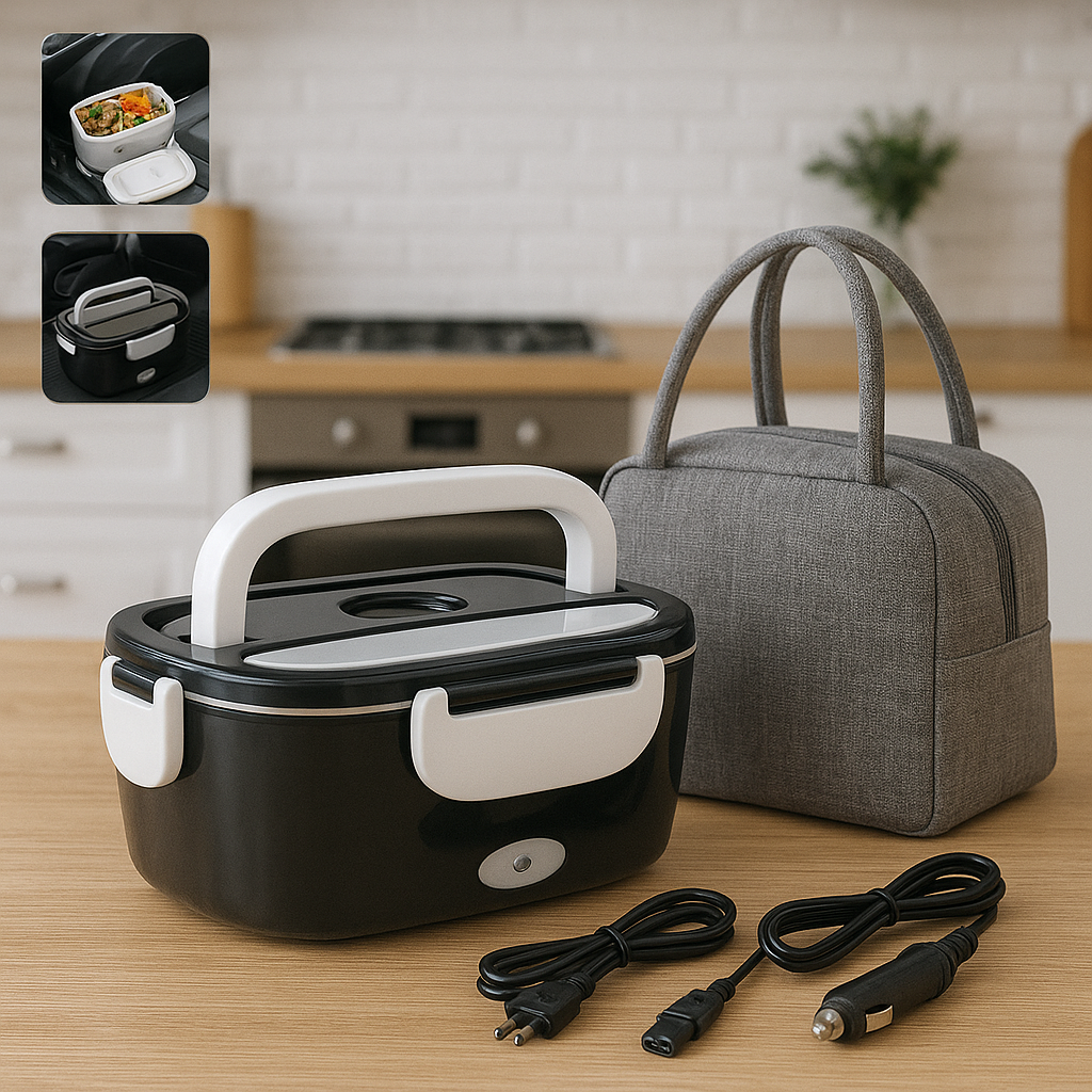 Lancheira elétrica Inox Pro + Saco térmico GRÁTIS