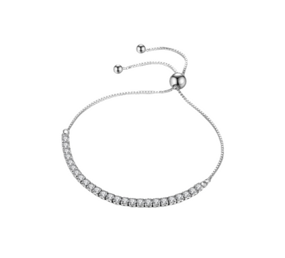 925 Sterling Silver Zirconia Bracelet