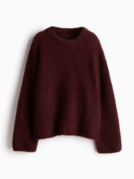 Oversized Mohair Blend Sweater