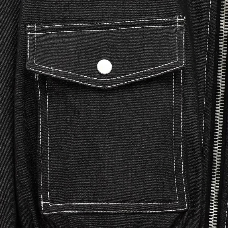 Bomber Denim Jacket