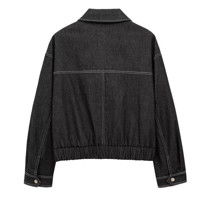 Bomber Denim Jacket