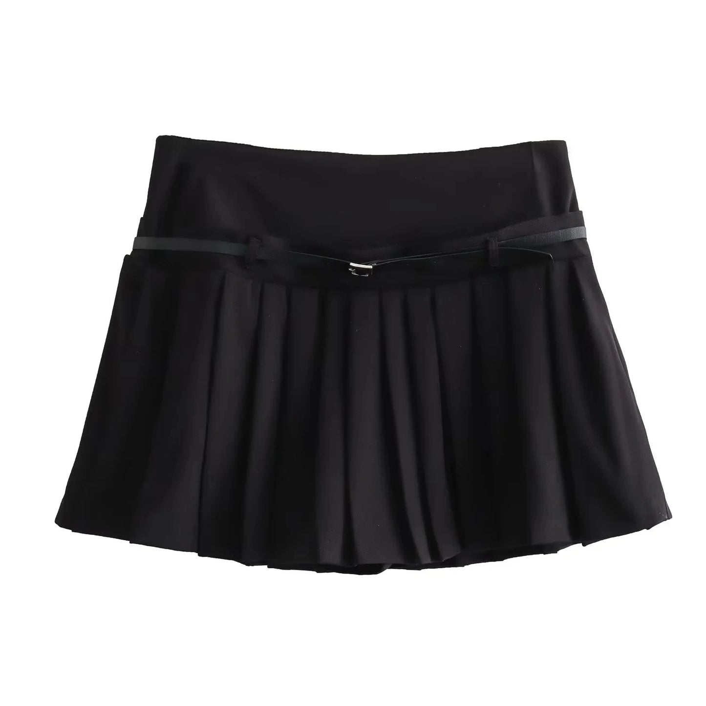 Gonna-Shorts Plissettata Mini