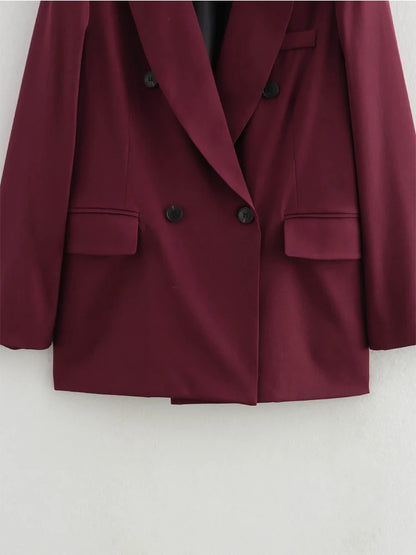 Blazer Bordeaux formale