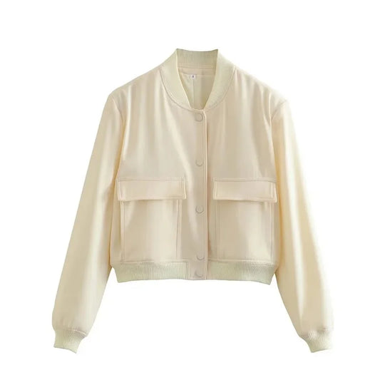 Giacca Bomber da Donna Cropped