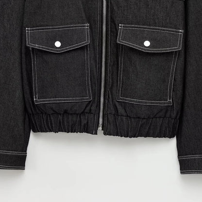 Bomber Denim Jacket