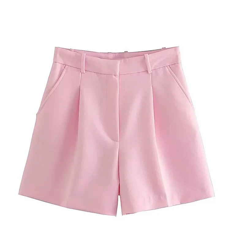 Shorts Casual a Vita Alta