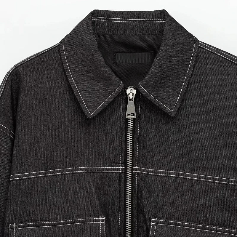 Bomber Denim Jacket