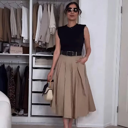 Elegant Patchwork Dress