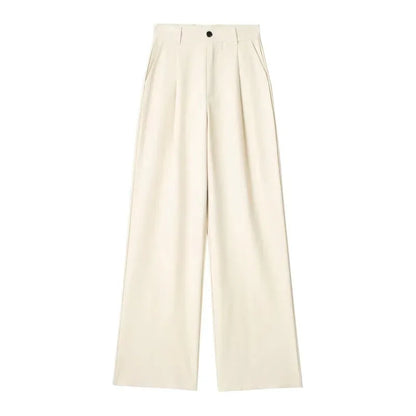 Formal Striped Baggy Pants