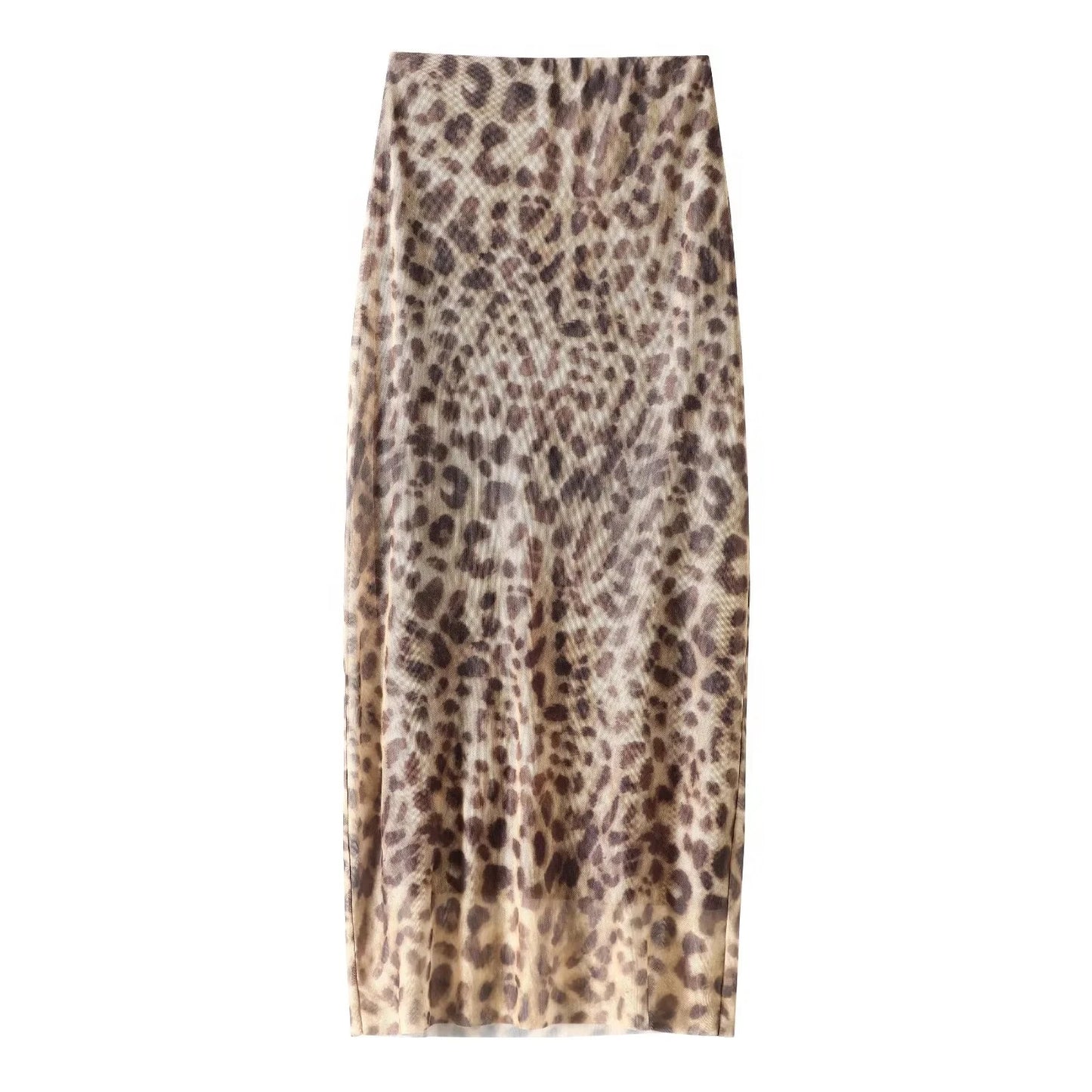 Gonna in Tulle Stampa Leopardo