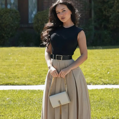 Elegant Patchwork Dress