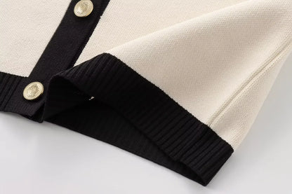 Cardigan Corto Tricotato