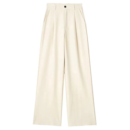 Formal Striped Baggy Pants