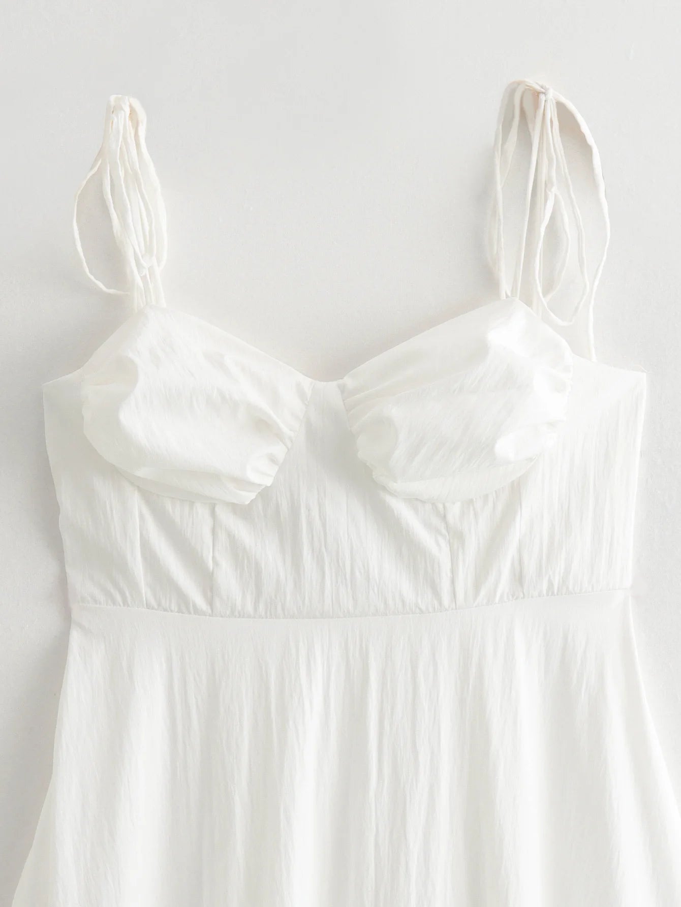 Vestito Slip lungo bianco