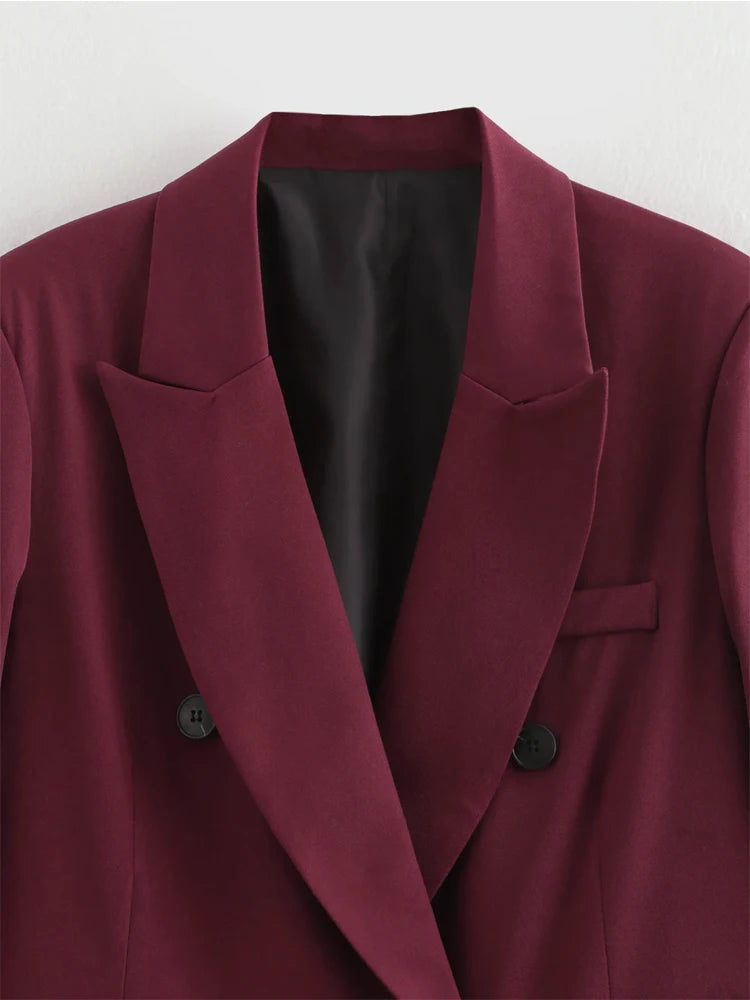 Blazer Bordeaux formale