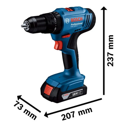 Berbequim Striker Bosch GSB 183 18V + 1 Bateria — Potência, precisão e confiança.