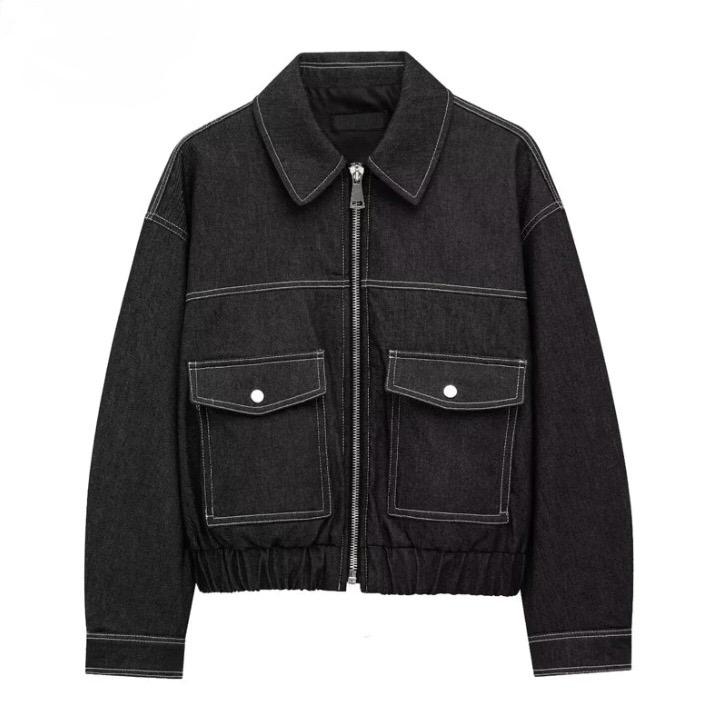 Bomber Denim Jacket